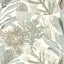Thibaut Protea Neutral And Spa Blue Wallpaper
