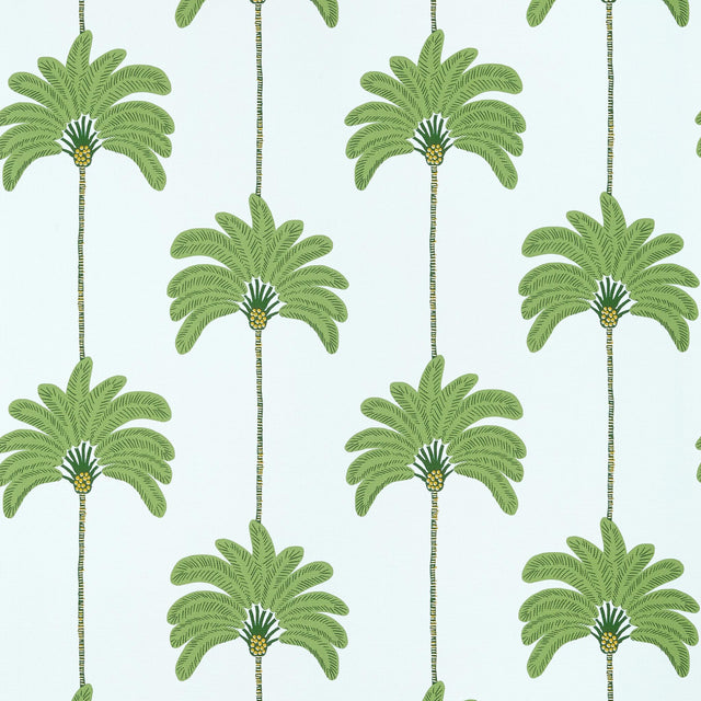 Thibaut SUNSET BOULEVARD Green and Blue Wallpaper