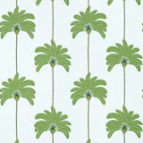 Thibaut Sunset Boulevard Green And Blue Wallpaper