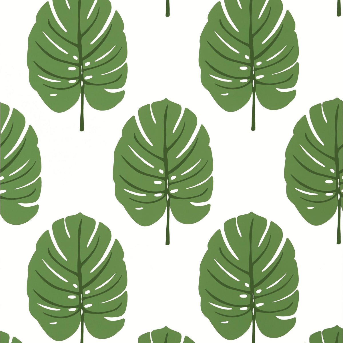 Thibaut Monstera Green Wallpaper