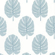 Thibaut MONSTERA Spa Blue Wallpaper