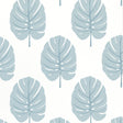 Thibaut Monstera Spa Blue Wallpaper
