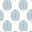 Thibaut Monstera Spa Blue Wallpaper