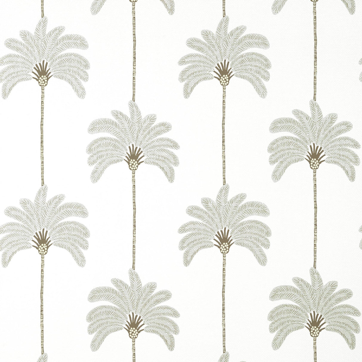 Thibaut SUNSET BOULEVARD Metallic Silver Wallpaper