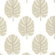 Thibaut MONSTERA Beige Wallpaper