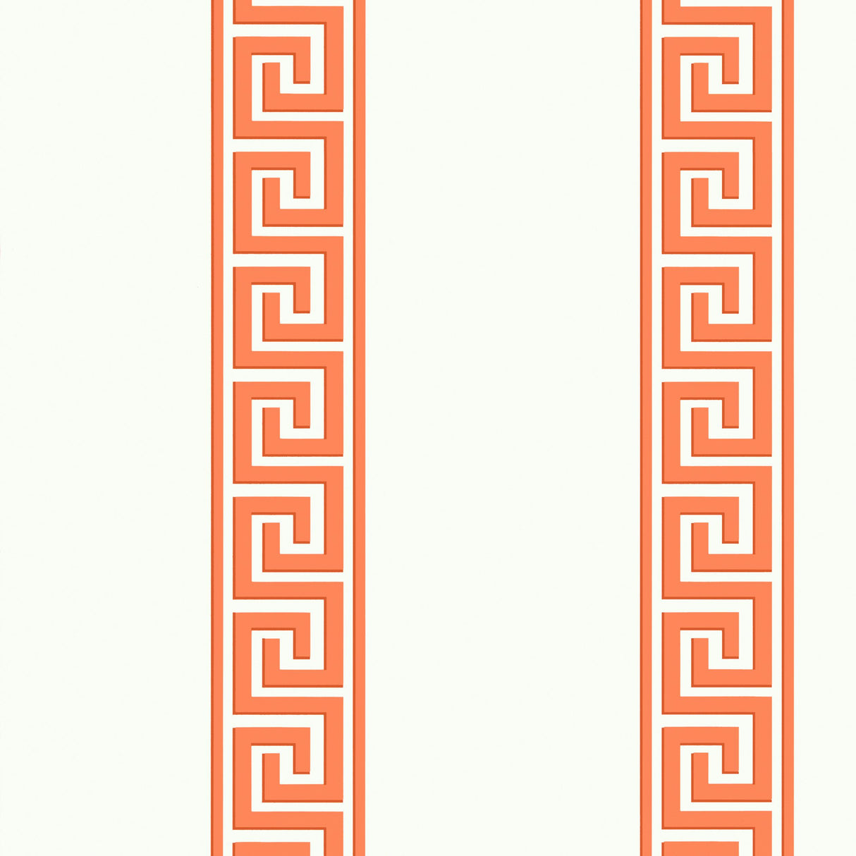 Thibaut Andreas Stripe Coral Wallpaper