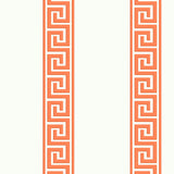 Thibaut Andreas Stripe Coral Wallpaper