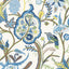 Thibaut Windsor Blue And Yellow Wallpaper