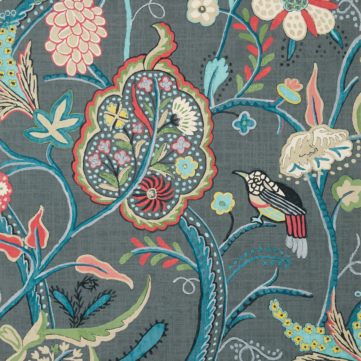Thibaut Windsor Grey Wallpaper