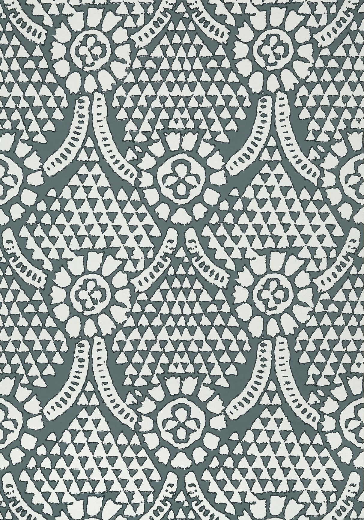 Thibaut CHAMOMILE Grey Wallpaper