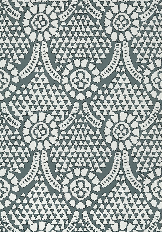 Thibaut CHAMOMILE Grey Wallpaper