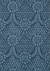 Thibaut CHAMOMILE Navy Wallpaper
