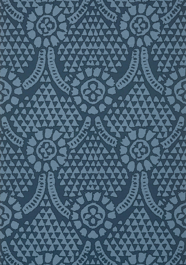 Thibaut CHAMOMILE Navy Wallpaper