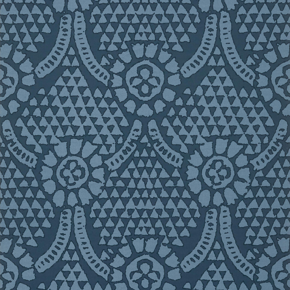 Thibaut Chamomile Navy Wallpaper