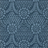 Thibaut Chamomile Navy Wallpaper
