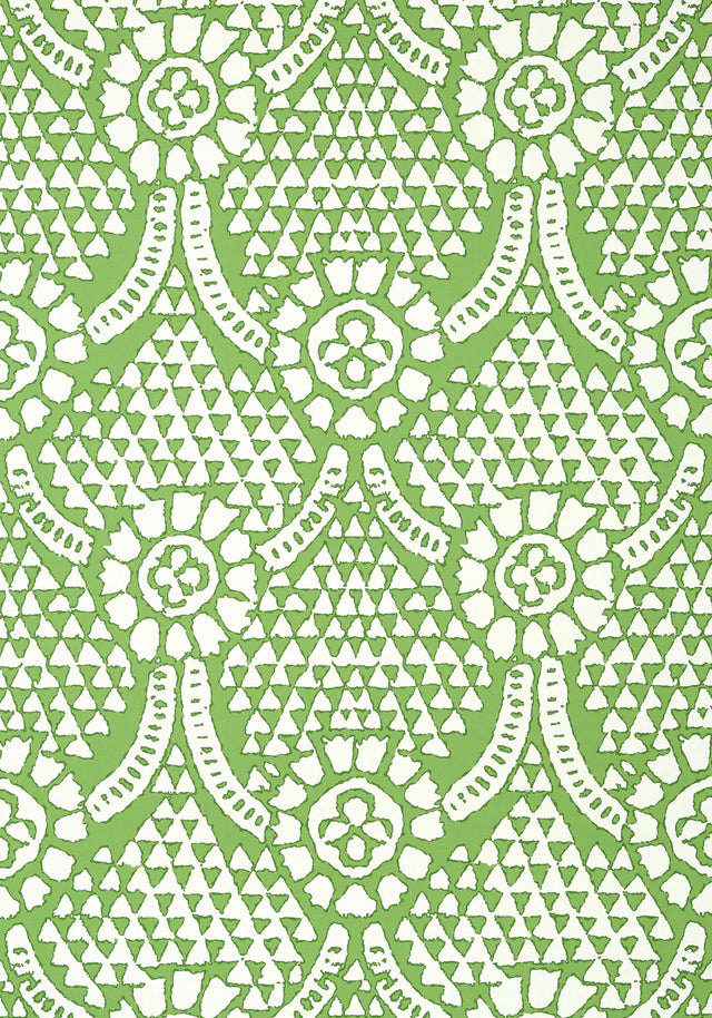 Thibaut CHAMOMILE Green Wallpaper
