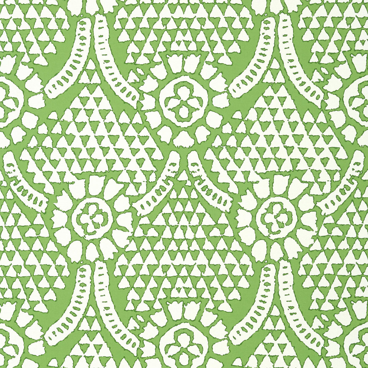 Thibaut Chamomile Green Wallpaper