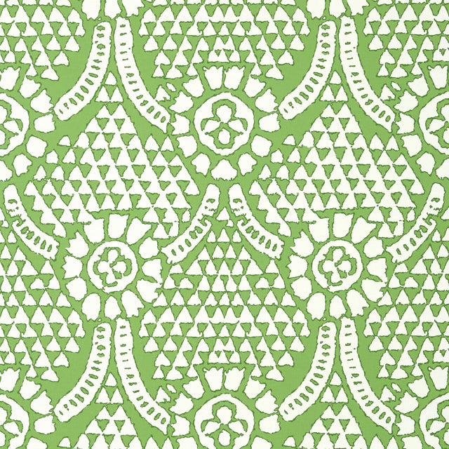 Thibaut Chamomile Green Wallpaper