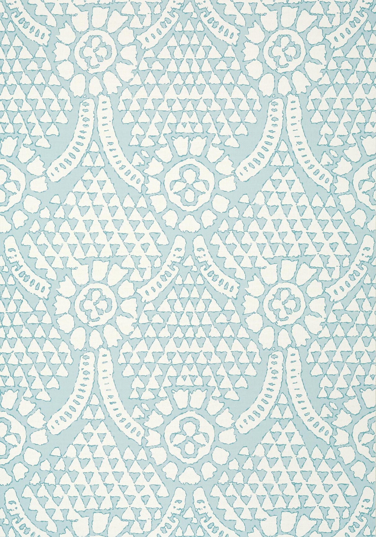 Thibaut CHAMOMILE Spa Blue Wallpaper