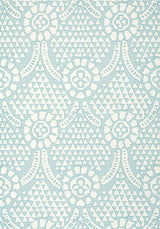 Thibaut CHAMOMILE Spa Blue Wallpaper