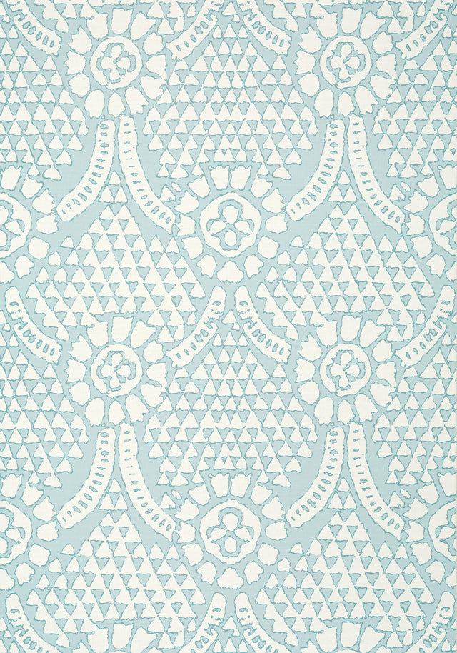 Thibaut CHAMOMILE Spa Blue Wallpaper