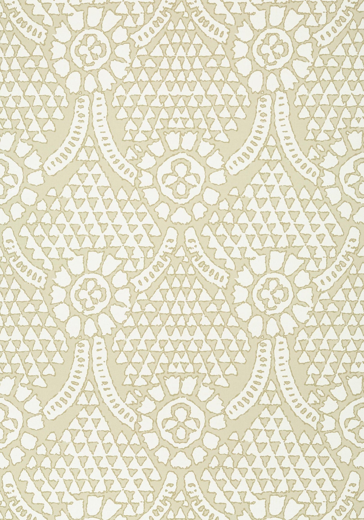 Thibaut CHAMOMILE Beige Wallpaper