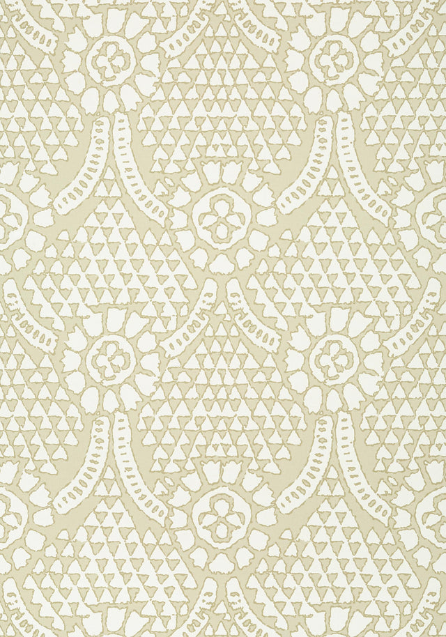 Thibaut CHAMOMILE Beige Wallpaper