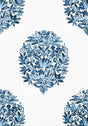 Thibaut RIDGEFIELD Blue Wallpaper