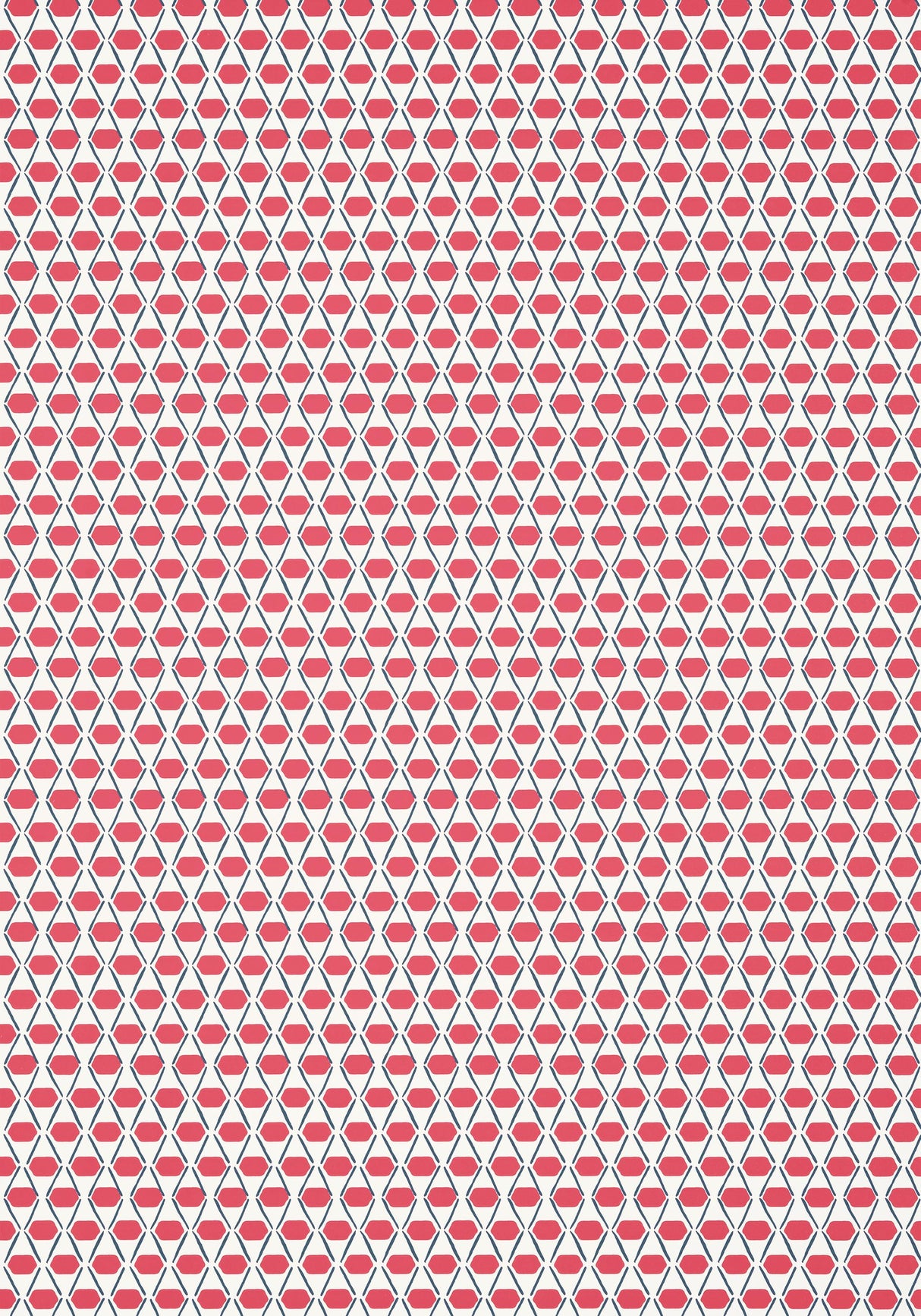 Thibaut DENVER Pink and Blue Wallpaper