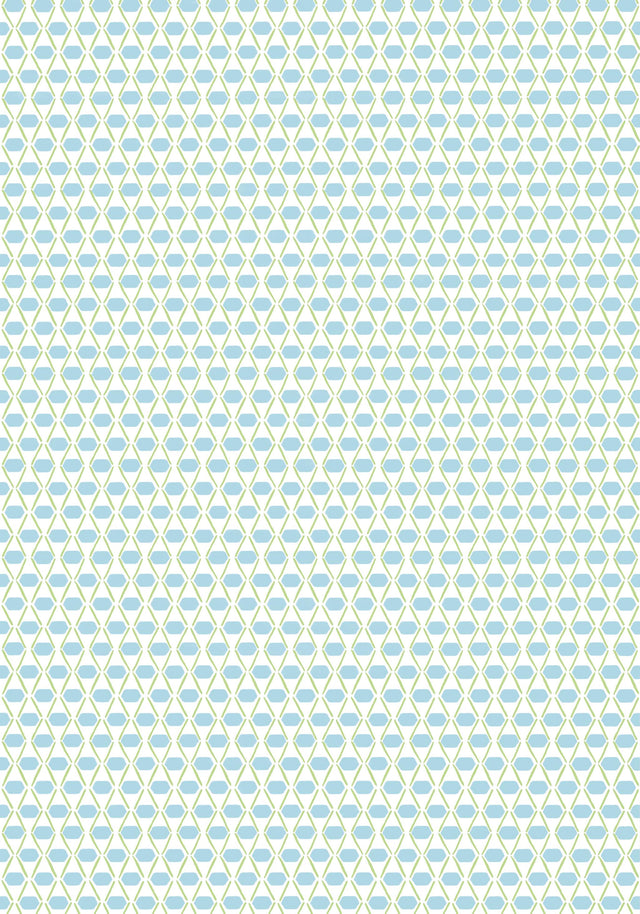 Thibaut DENVER Spa Blue and Green Wallpaper