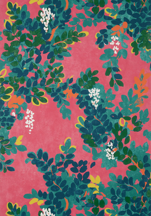 Thibaut CENTRAL PARK Pink Wallpaper