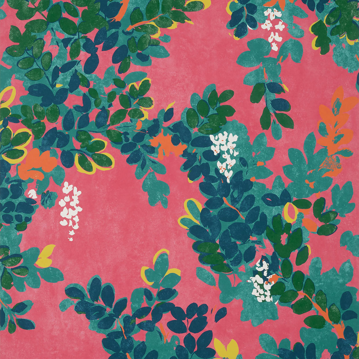 Thibaut Central Park Pink Wallpaper