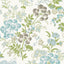 Thibaut Spring Garden Spa Blue Wallpaper