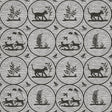 Thibaut Dooley Black Wallpaper