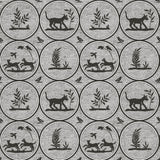 Thibaut Dooley Black Wallpaper