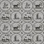 Thibaut Dooley Black Wallpaper