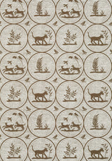 Thibaut DOOLEY Brown Wallpaper