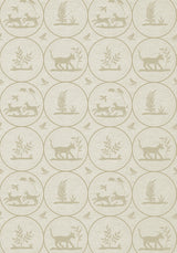 Thibaut DOOLEY Beige Wallpaper