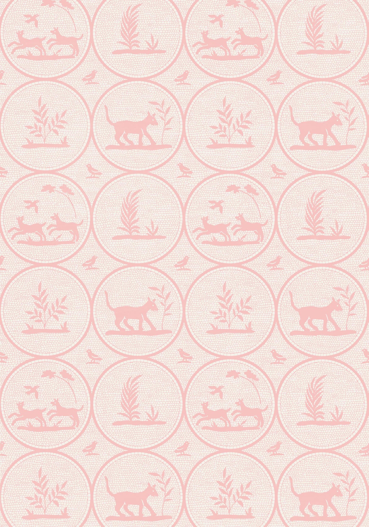 Thibaut DOOLEY Pink Wallpaper
