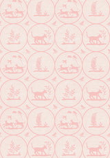 Thibaut DOOLEY Pink Wallpaper
