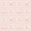 Thibaut Dooley Pink Wallpaper