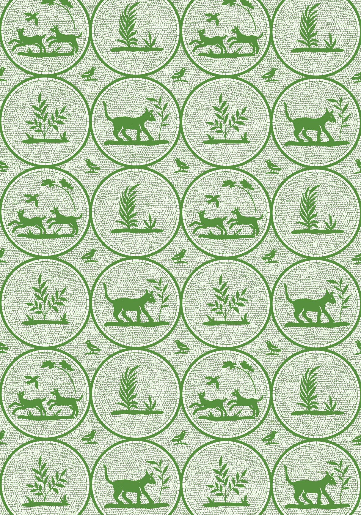 Thibaut DOOLEY Green Wallpaper