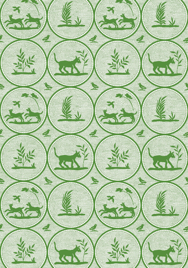 Thibaut DOOLEY Green Wallpaper