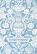 Thibaut GALWAY Blue Wallpaper