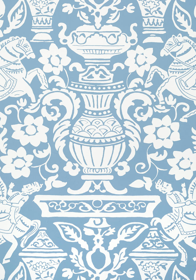 Thibaut GALWAY Blue Wallpaper