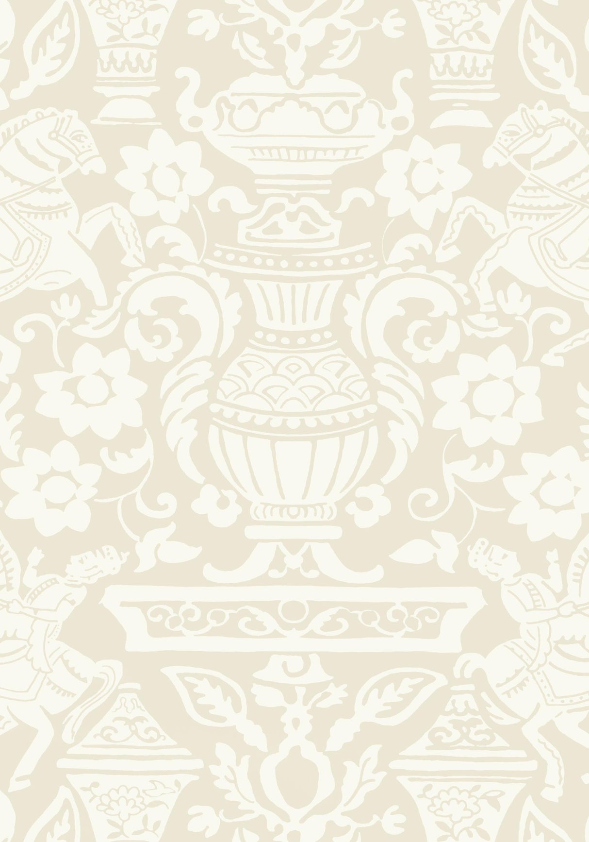 Thibaut GALWAY Beige Wallpaper