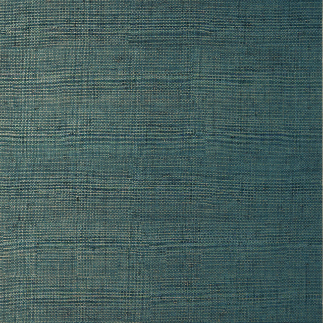 Thibaut BANKUN RAFFIA Peacock Wallpaper