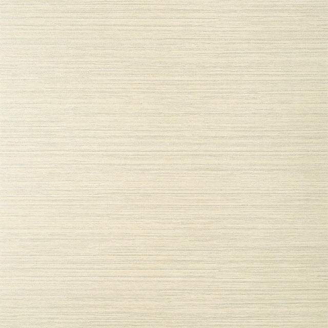 Thibaut Luta Sisal Beige And Metallic Silver Wallpaper