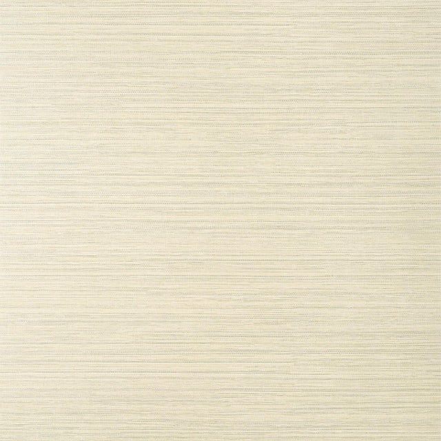 Thibaut LUTA SISAL Beige and Metallic Silver Wallpaper