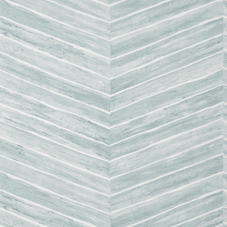 Thibaut WOOD HERRINGBONE Slate Wallpaper